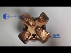 Τρυπάνια γεωθερμικής γεώτρησης τεσσάρων λεπίδων για γεωτρήσεις πηγαδιών νερού, μέγεθος 127mm