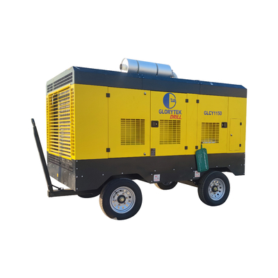 ποιότητας  GLORYTEK Drilling Rig Tools Diesel Engine Driven Air Compressor Portable For Industrial Εργοστάσιο