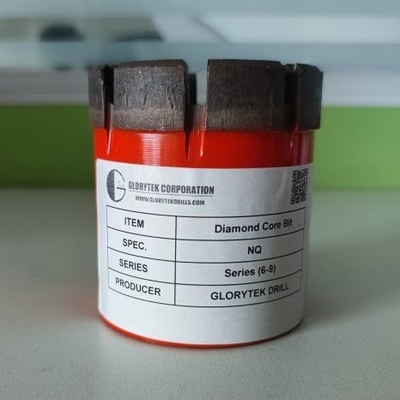 Γονιμοποιημένα κομμάτια πυρήνων διαμαντιών HQ BQ NQ Pq με τη διεύρυνση της Shell