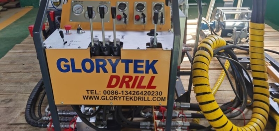 Gl500e διαφορετική εγκατάσταση γεώτρησης διατρήσεων πυρήνων γωνίας φορητή με τη μηχανή diesel