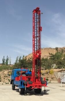Συμπαγής τοποθετημένη φορτηγό μηχανή 100m 150m 200m 300M 400M εγκαταστάσεων γεώτρησης διατρήσεων γεωτρήσεων CE