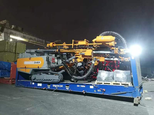 152-203mm Range Rock Drill Rig με 7M Drill Pipe 114mm Drill Pipe OD και ταχύτητα περιστροφής 0-80 RPM