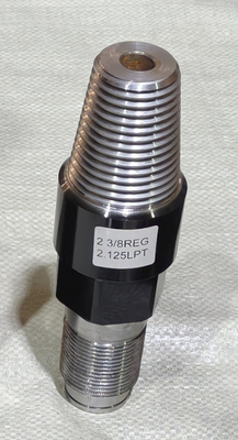 Προσαρμοστής γεωτρήσεις 2 3/8' Reg Pin × 2.125' LPT HEX Pin συμμορφώνεται με τα πρότυπα της βιομηχανίας
