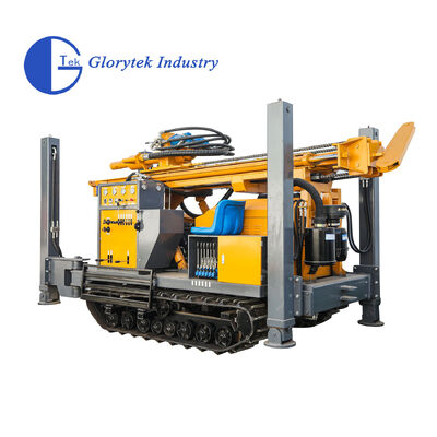 Full Hydraulic GL180R Rubber Crawler Type Water Well Drill/Drilling Rig Drilling Wells For Agricultural Irrigation And Industries