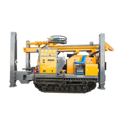 Full Hydraulic GL180R Rubber Crawler Type Water Well Drill/Drilling Rig For 180m Depth