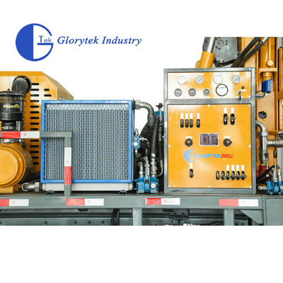 Πλήρη υδραυλική συσκευή γεώτρησης πηγών νερού 500m για εφαρμογές βαριάς χρήσης