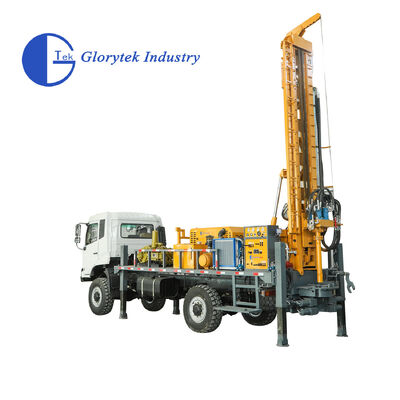 Full Hydraulic Borehole Truck Drilling Rig, 500m Depth, Ideal for Professionals