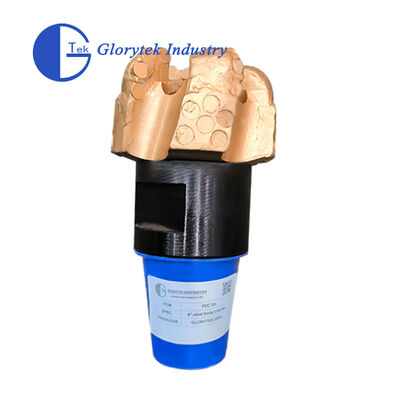 6 Inch PDC Drill Bit 5 Blade Steel or Matrix Body for Mining Projects