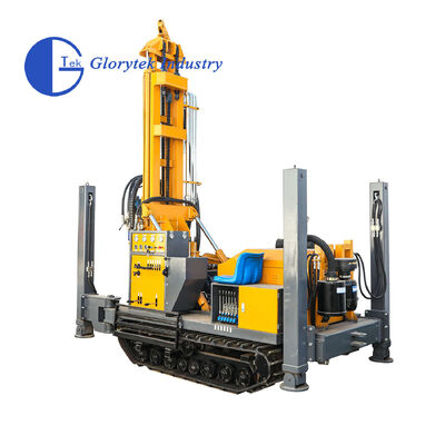 Full Hydraulic GL180R Rubber Crawler Type Water Well Drill/Drilling Rig For 180m Depth