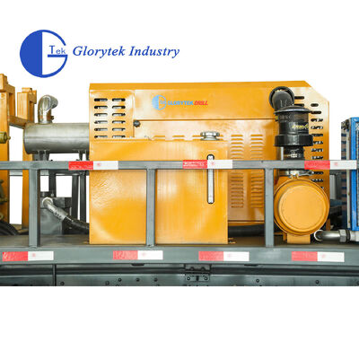 Full Hydraulic Truck Water Well Drilling Rig, 500m Depth, 105-350mm Diameter Range